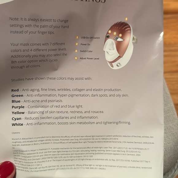 Cleopatra LED mask - Picture 6 of 6